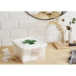 SmartStore Stevige Opbergbox 7L Set van 2 - 28x28x17cm