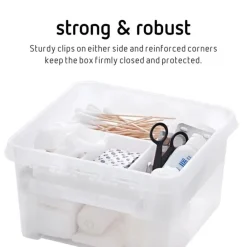 SmartStore Stevige Opbergbox 7L Set van 2 - 28x28x17cm