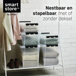 Opbergboxen-SmartStore Stevige Opbergbox 52L Set van 2 - 50x39x41cm