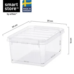 Opbergboxen-SmartStore Stevige Opbergbox 8L Set van 10 - 34x25x16cm