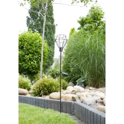 Solar Tuinverlichting-Luxform Solar Grondspies Tuinlamp - Pentagon - 2 stuks