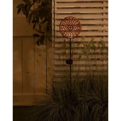 Luxform Solar Grondspies Tuinlamp - Mandala - 2 stuks