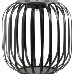Leen Bakker Solar lantaarn Sem - antraciet - 20,5xØ20 cm