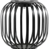 Leen Bakker Solar lantaarn Sem - antraciet - 17xØ17,5 cm