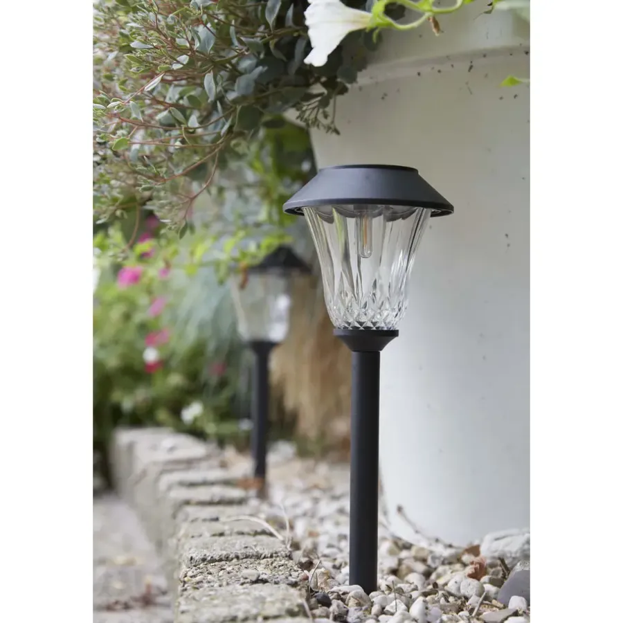 Buitenverlichting|Solar Tuinverlichting-Luxform Solar Tuinlamp - St. Tropez - 3 stuks - 5 Lumen