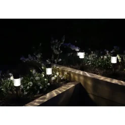 Solar Tuinverlichting-Luxform Solar Tuinlampen - Rennes - 3 stuks - Antraciet
