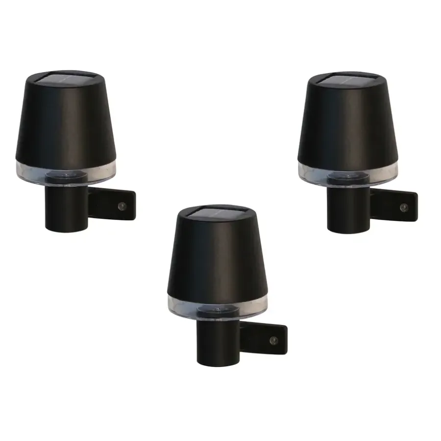 Luxform Solar Wandlamp - Cala d'Or - 3 stuks