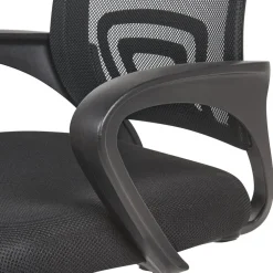 Bureaustoelen|Bureaustoelen-Beliani SOLID - Bureaustoel - Zwart - Polyester