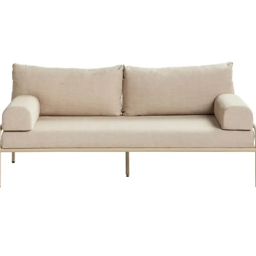 Leen Bakker SOLOFRA - Tuinbank 2-zits - Beige - Aluminium