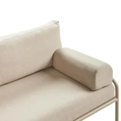 Leen Bakker SOLOFRA - Tuinbank 2-zits - Beige - Aluminium
