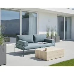 Leen Bakker SOLOFRA - Tuinbank 2-zits - Mintgroen - Aluminium