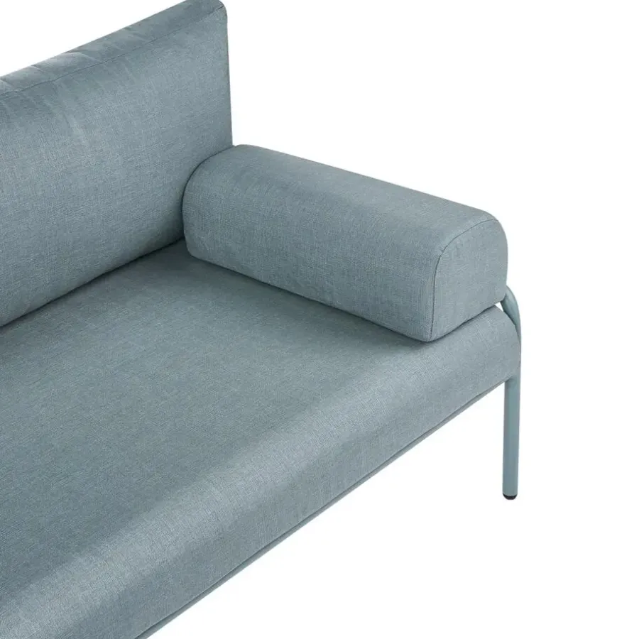 Leen Bakker SOLOFRA - Tuinbank 2-zits - Mintgroen - Aluminium