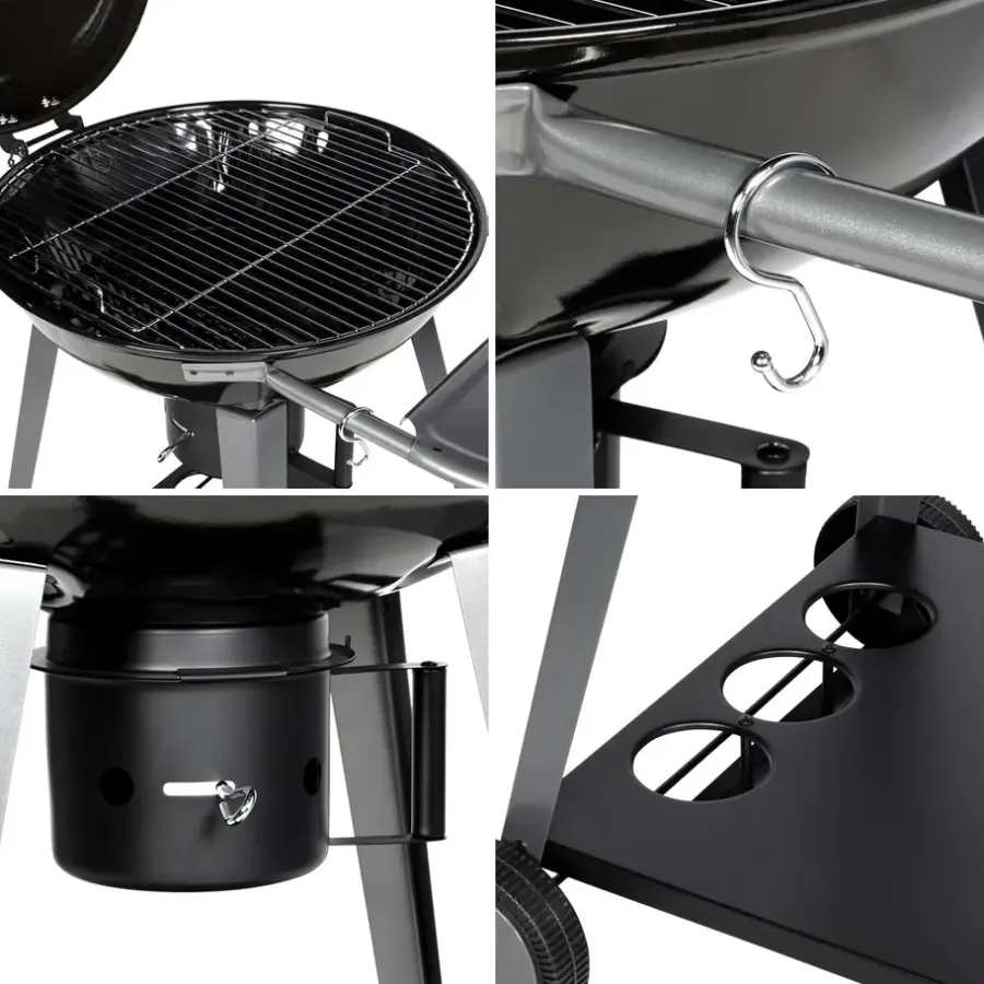 Barbecues En Accessoires-Somagic Barbecue YUTAN - Zwart - Staal