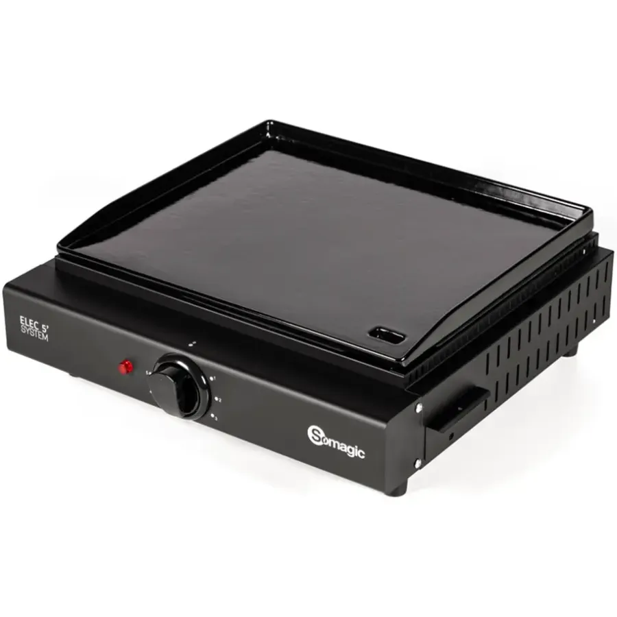 Barbecues En Accessoires-Somagic Plancha OLIANA - Zwart - Staal