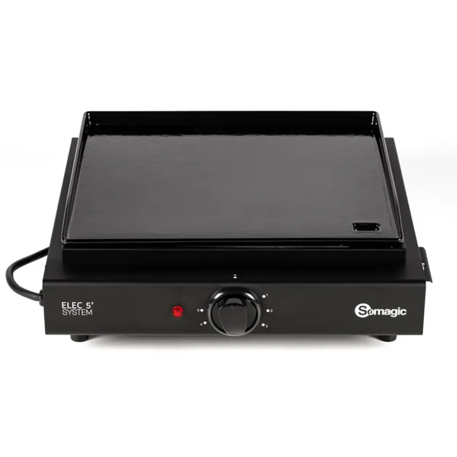 Barbecues En Accessoires-Somagic Plancha OLIANA - Zwart - Staal