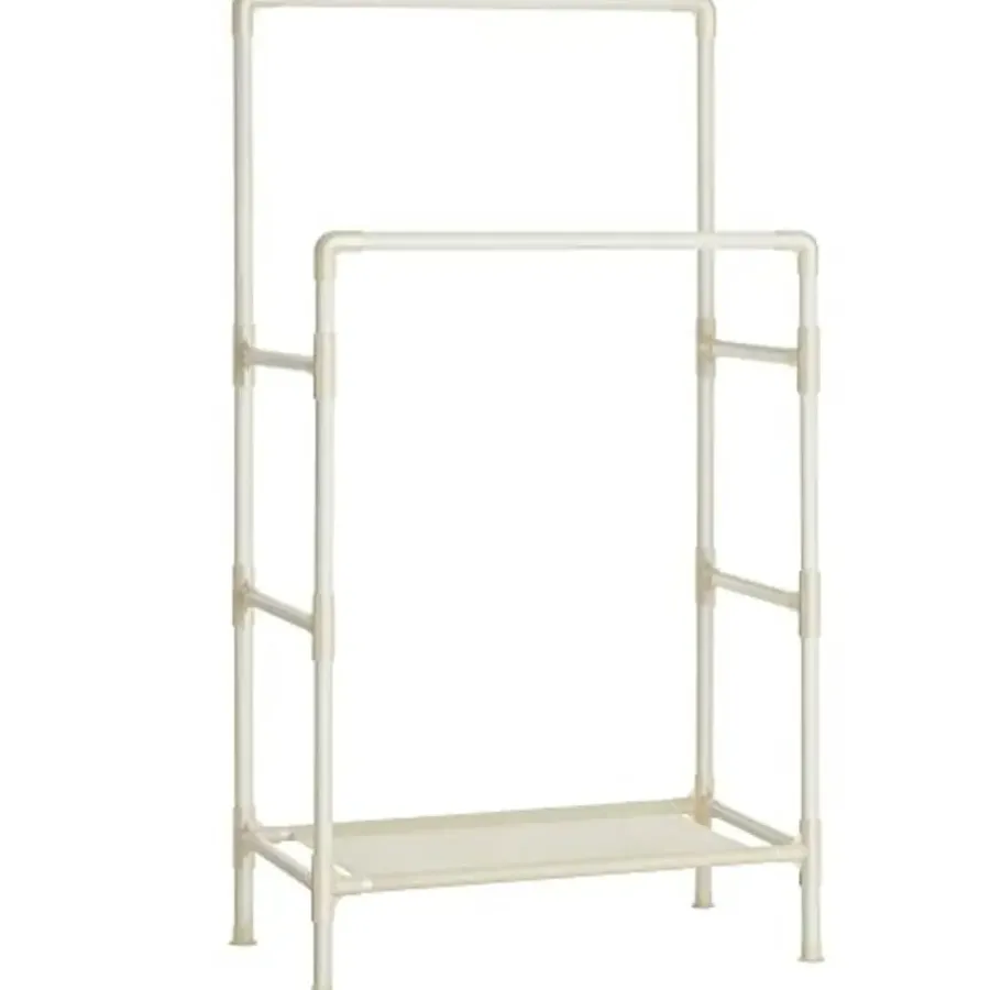 Kledingopbergers|Kledingrekken-Songmics Kledingrek - 88x44x154cm - ijzer/stof/kunststof