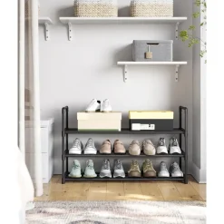 Songmics Schoenenrek Pedri - 92 x 30,5 x 55 cm - Zwart