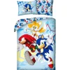 Sonic Dekbedovertrek Speed Friends - Eenpersoons - 140 x 200 cm - Katoen