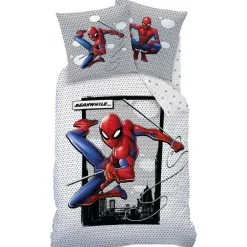 Spider-Man SpiderMan Dekbedovertrek Hero - Eenpersoons - 140 x 200 cm - Katoen