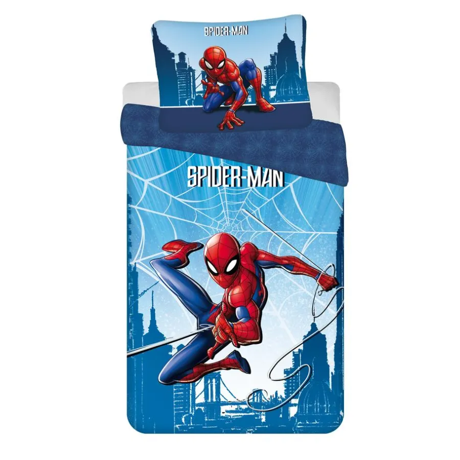 Kinderdekbedovertrekken-Spiderman Dekbedovertrek Spider Sense - Eenpersoons - 140 x 200 cm - Katoen