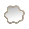 Spiegels-Fjôrd Spiegel Beige Bouclé - 70x70x3,5cm - Kungsbacka