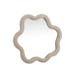 Spiegels-Fjôrd Spiegel Beige Bouclé - 70x70x3,5cm - Kungsbacka