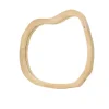 Giga Meubel Spiegel Organisch Naturel Mangohout - 67x57x4cm - Eef