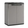 Prullenbakken-Keter Split basic - 68x39x85 cm - donker grijs/zwart