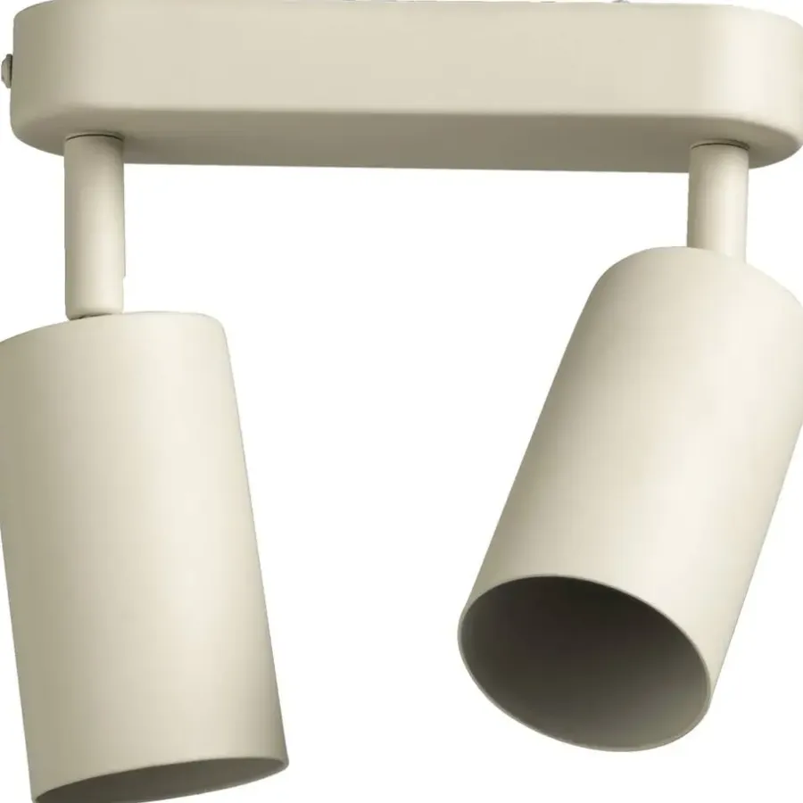 Spots-Leen Bakker 2-spot Basic - beige - 10xØ18 cm