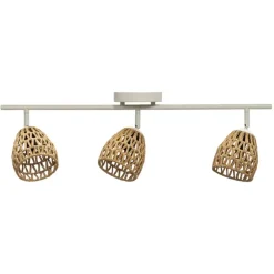 Spots-Leen Bakker 3-spot Ilva - naturel - 26x9,5x65 cm