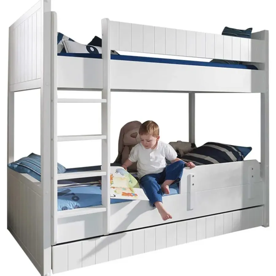 Kinderbedden-Vipack Stapelbed Robin - wit