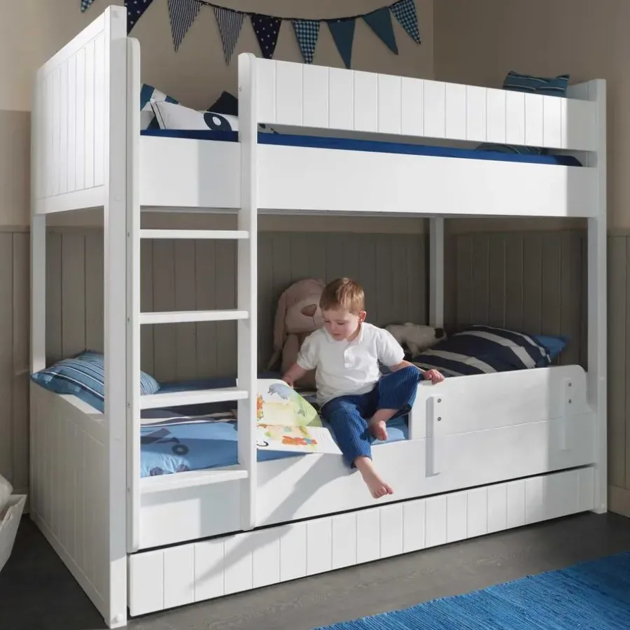 Kinderbedden-Vipack Stapelbed Robin - wit