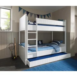 Kinderbedden-Vipack Stapelbed Robin - wit