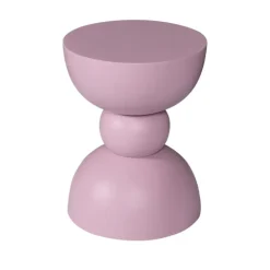 Bijzettafels-Starfurn - Bijzettafel Jon - Roze - 30x30x40 cm