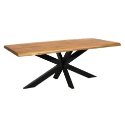 Starfurn - Boomstamtafel Denver - Bruin - 100x240x76 cm