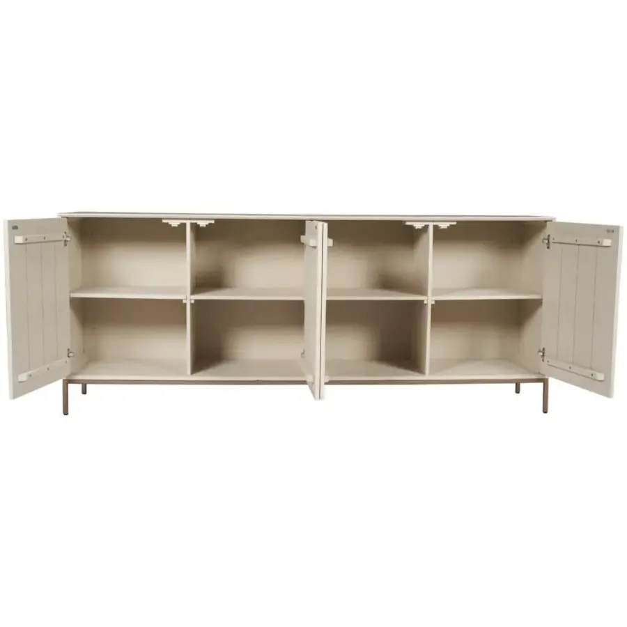 Dressoirs-Starfurn - Dressoir Madison - Beige - 45x210x85 cm