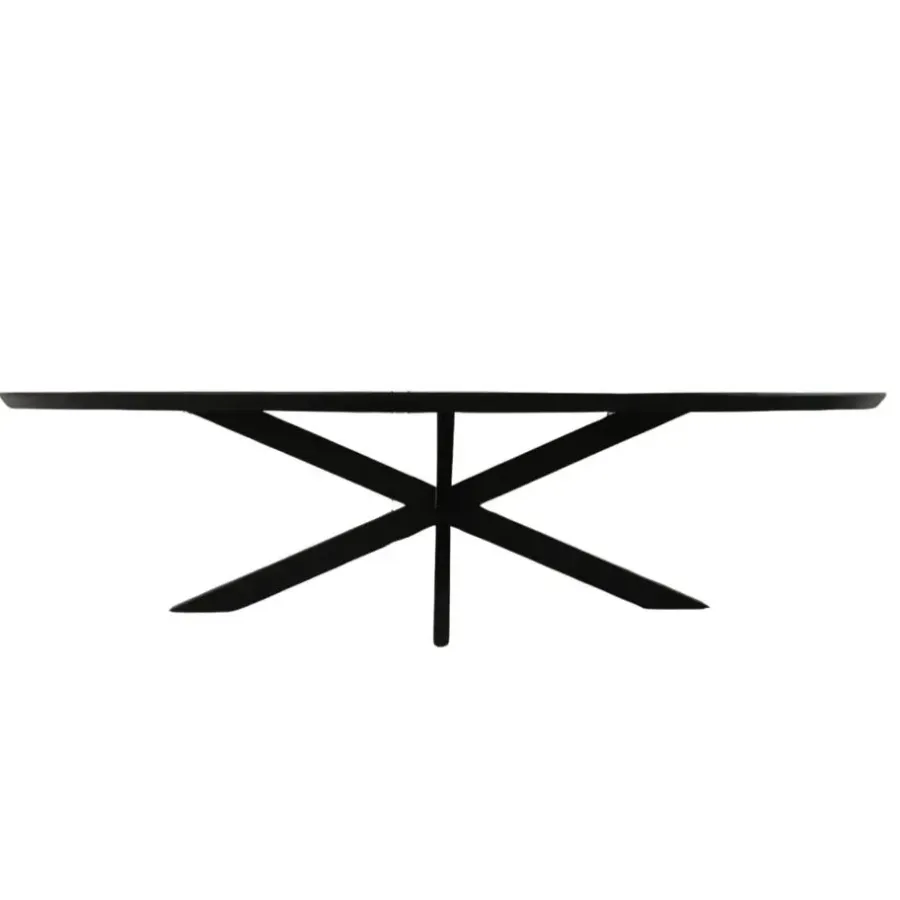 Starfurn - Eettafel Brandy - Zwart - 90x180x76 cm