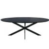 Starfurn - Eettafel Ferris - Zwart - 100x210x76 cm
