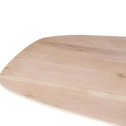 Houten Eettafels|Ovale Eettafels-Starfurn - Eettafel Ferris - Bruin - 100x200x76 cm