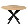 Houten Eettafels|Ronde Eettafels-Starfurn - Eettafel Ferris - Bruin - 150x150x76 cm