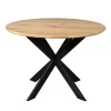 Houten Eettafels|Ronde Eettafels-Starfurn - Eettafel Ferris - Bruin - 110x110x76 cm