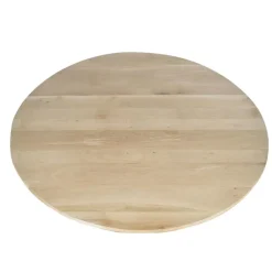 Houten Eettafels|Ronde Eettafels-Starfurn - Eettafel Ferris - Bruin - 110x110x76 cm