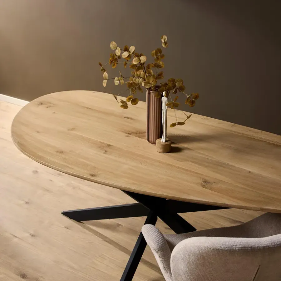 Starfurn - Eettafel Lou - Bruin - 130x280x76 cm