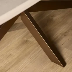 StarFurn - Eettafel Madison 280 cm Deens Ovaal - zand/brons