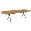 Houten Eettafels|Ovale Eettafels-Starfurn - Eettafel RichWood - Bruin - 100x280x76 cm