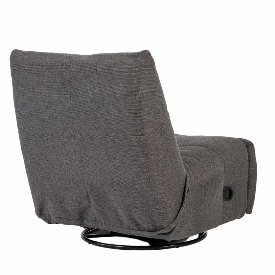 Fauteuils-Starfurn - Fauteuil Lazy - Grijs - 103x82x96 cm