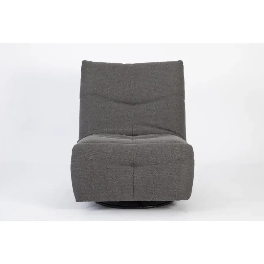 Fauteuils-Starfurn - Fauteuil Lazy - Grijs - 103x82x96 cm