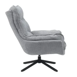 Fauteuils-Starfurn - Fauteuil Vera - Grijs - 83x115x59 cm