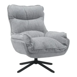 Fauteuils-Starfurn - Fauteuil Vera - Grijs - 83x115x59 cm
