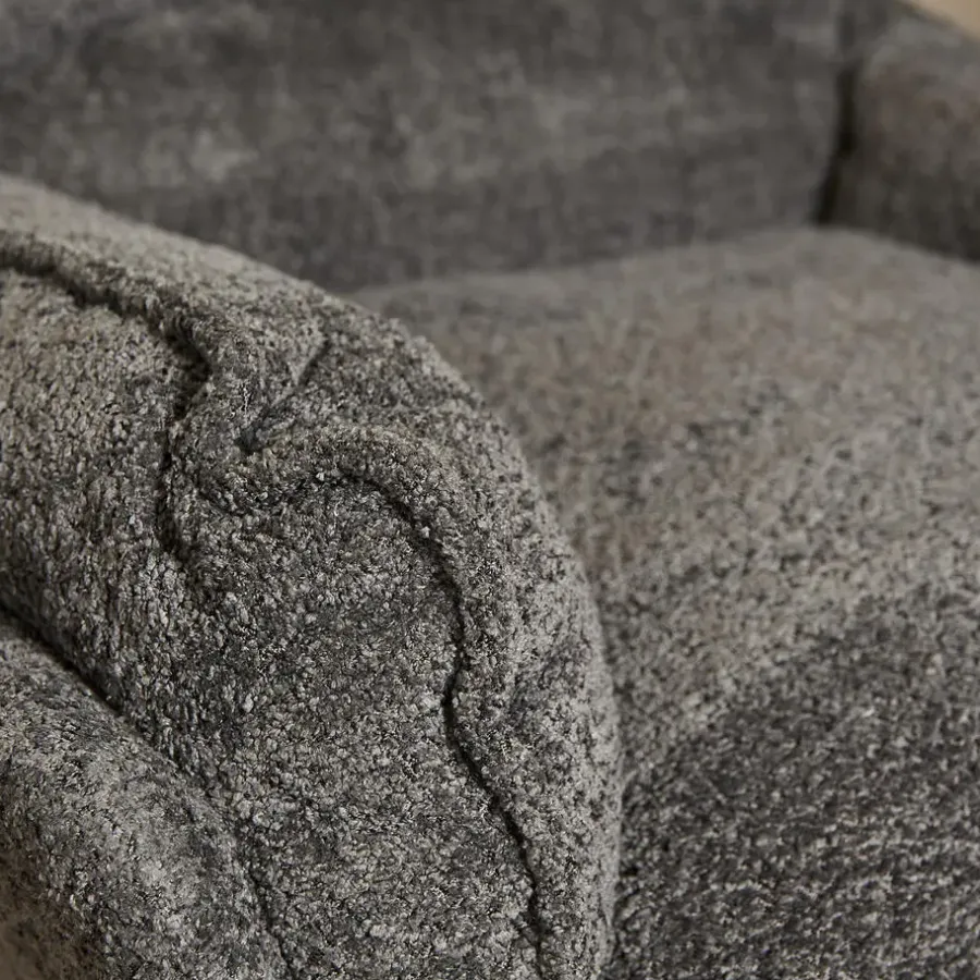 Fauteuils-Starfurn - Fauteuil Vera - Grijs - 83x115x59 cm